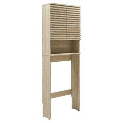 Modway Render Bathroom Storage Cabinet, Cream, large