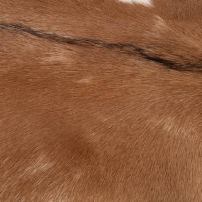 Ashley Luxe 18” Cowhide Ottoman, Multi (2), , large