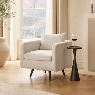 Ashley Luxe Kaya Swivel Chair-Savile Flax, , grid