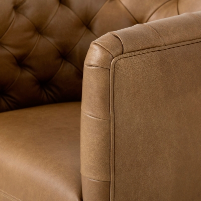 Ashley Luxe Hanover Swivel Chair-Carob Walnut, , grid