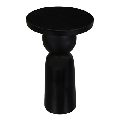 Benzara Tia End Table, Black, large