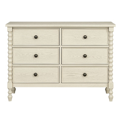 Dresser full view isolated against white