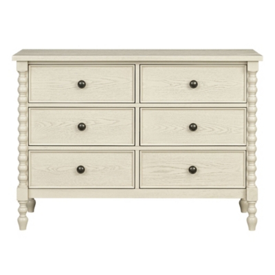 Beckett dresser with eight drawers in cream finish
