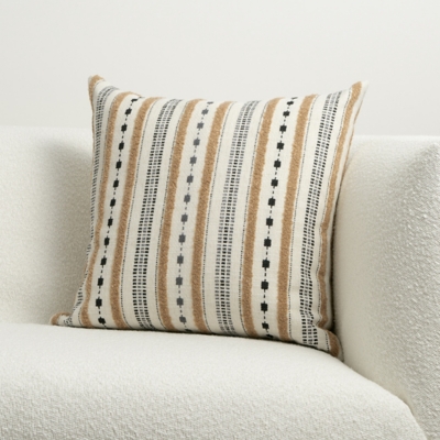 Ashley Luxe Xuma Camel 22 x 22 Throw Pillow, , grid