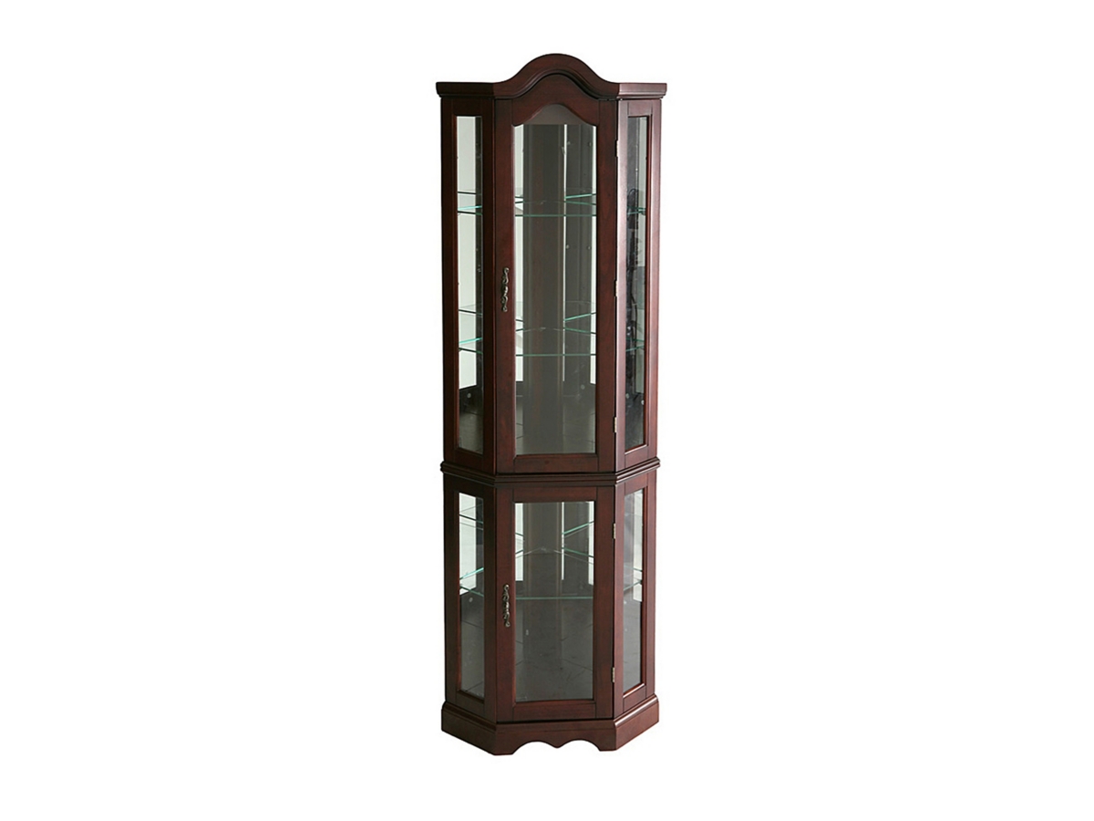 Lighted curio deals cabinets sale