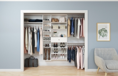 108W Closet Organizer System