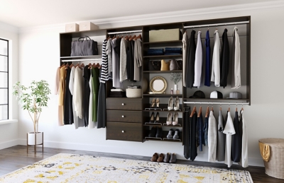 Choco closet◎　1207 EasyFit Dual Tower Closet Organization System 72