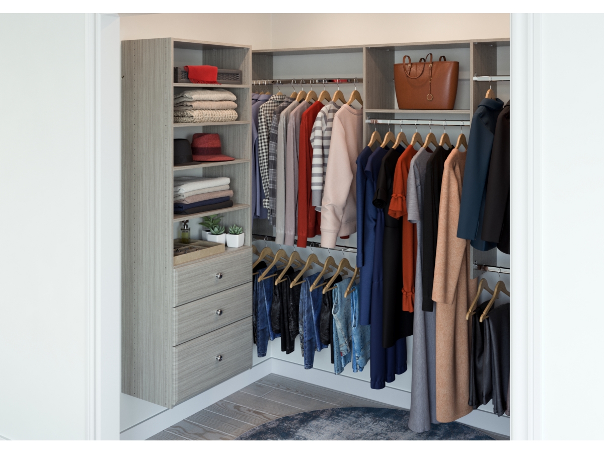 EasyFit U-Shaped Closet Organization System 96