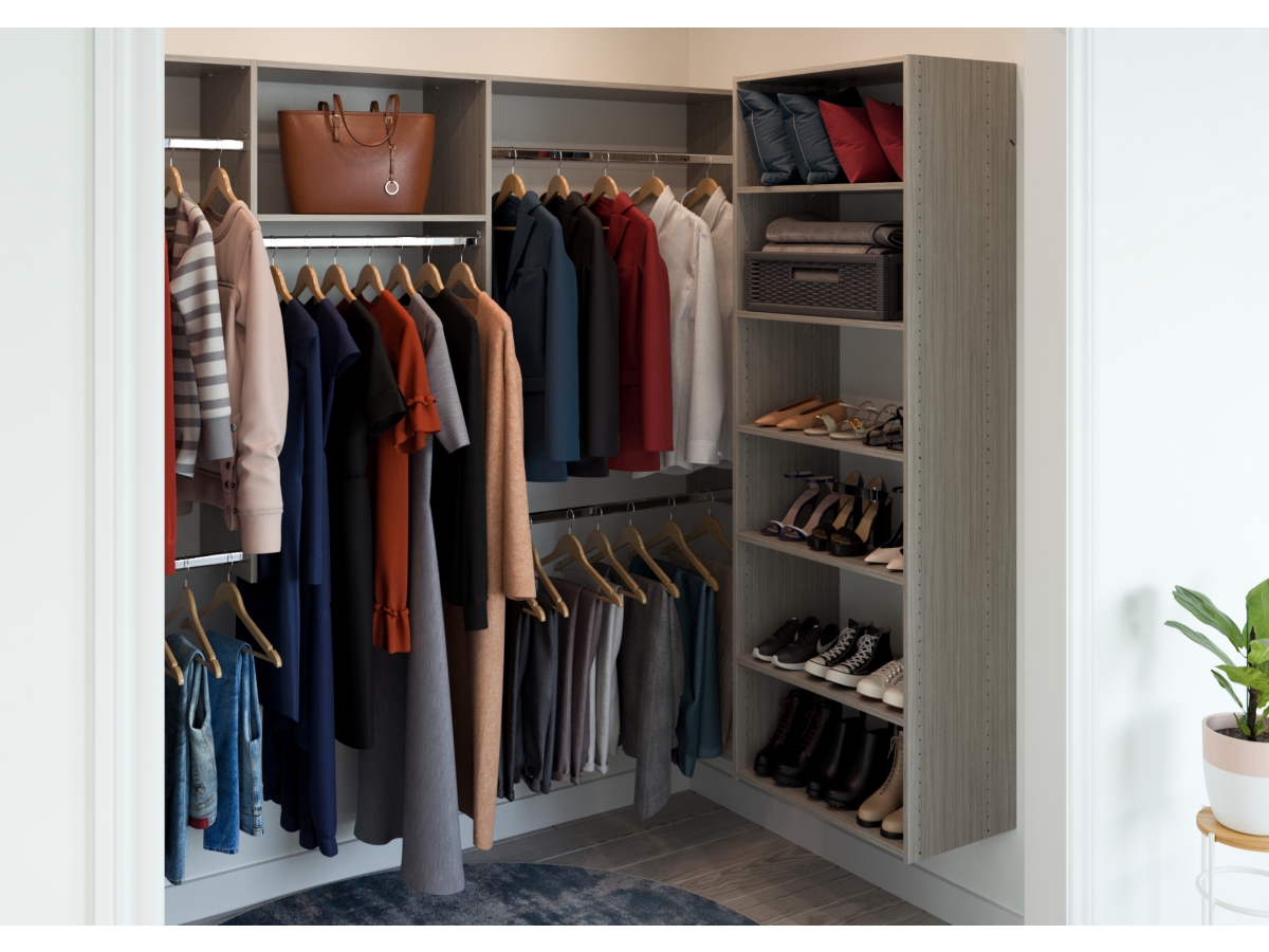 EasyFit U-Shaped Closet Organization System 96