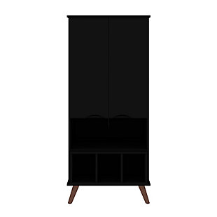 Hampton Display Cabinet, Black, large