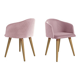 Kari Accent Chair (Set of 2), Rose Pink, large
