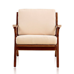 Manhattan Comfort Martelle Chair (Set of 2), Cream/Amber, large