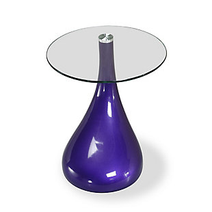 Manhattan Comfort Lava Accent Table, Purple, rollover