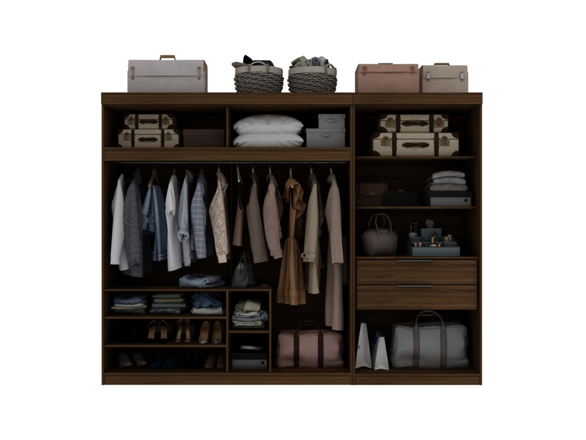 Mulberry 2-Sectional Open Wardrobe Closet 153
