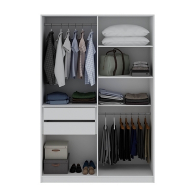 Manhattan Comfort Hopkins Storage Closet - Color: Grey