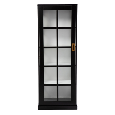 Southern Enterprises Rayleigh Tall Curio Cabinet, , large