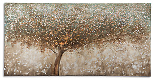 Style in full bloom. O’keria wall art’s arbor scene is a natural complement to virtually any space. Incorporating texture and dimension, the hand-painted detailing makes each and every canvas unique.Gallery wrapped canvas | Due to hand-painting, no two will be exactly the same | Unframed | D-ring bracket hanger | Clean with a soft, dry cloth