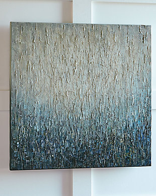 As the Pearl gallery wrapped abstract wall art proves in a stunningly beautiful way, dabbling in the finer things doesn’t have to cost a pretty penny. Moody and marvelously hand-textured, it’s high art made highly affordable.Gallery wrapped canvas | Hand painted/hand textured | Unframed | D-ring bracket hanger | Due to the hand-painted/hand-textured process, no two will be exactly the same | Clean with a soft, dry cloth