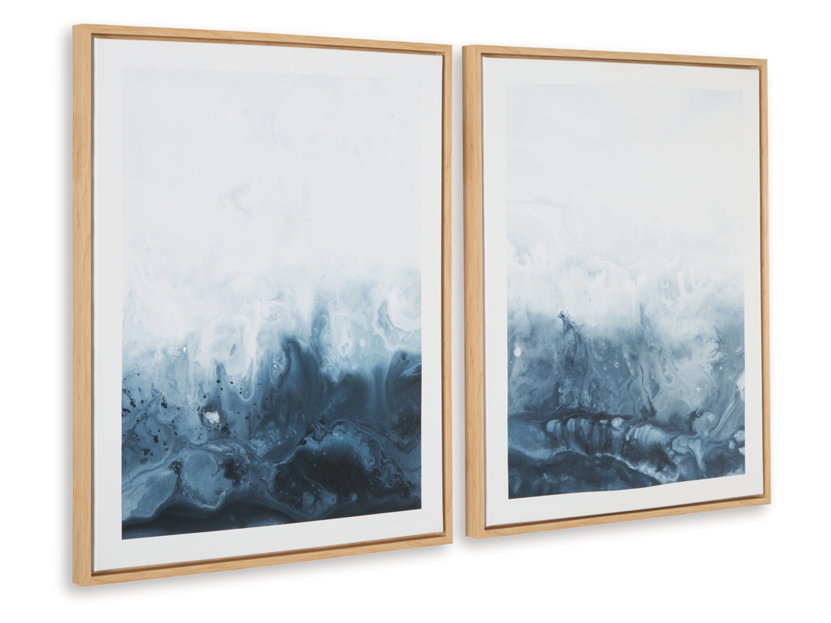Holport Abstract Canvas Wall Art (Set of 2) | Ashley