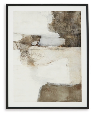 Aldricton - Wall Art - Brown / White