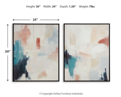 Caldish Wall Art (Set of 2) Dimensions