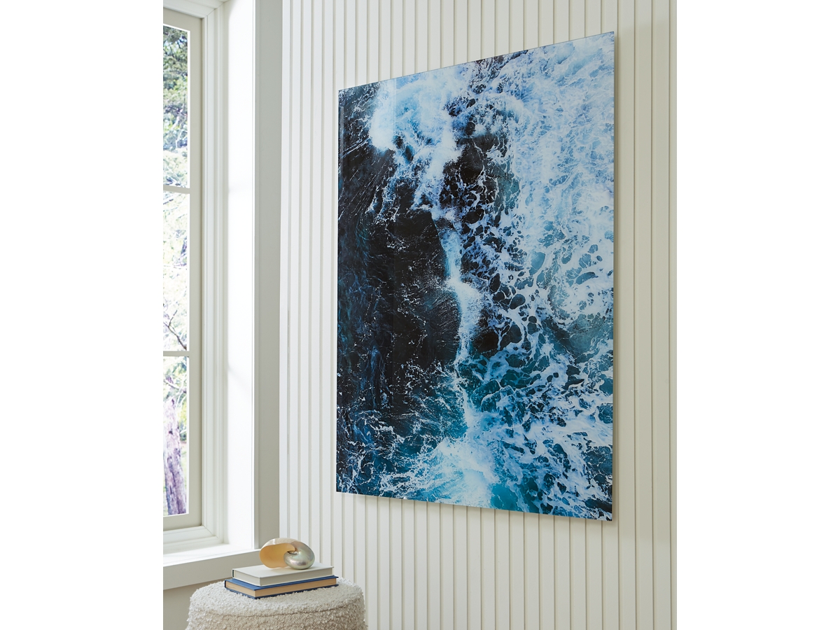 Clemick Print on Glass Wall Art | Ashley