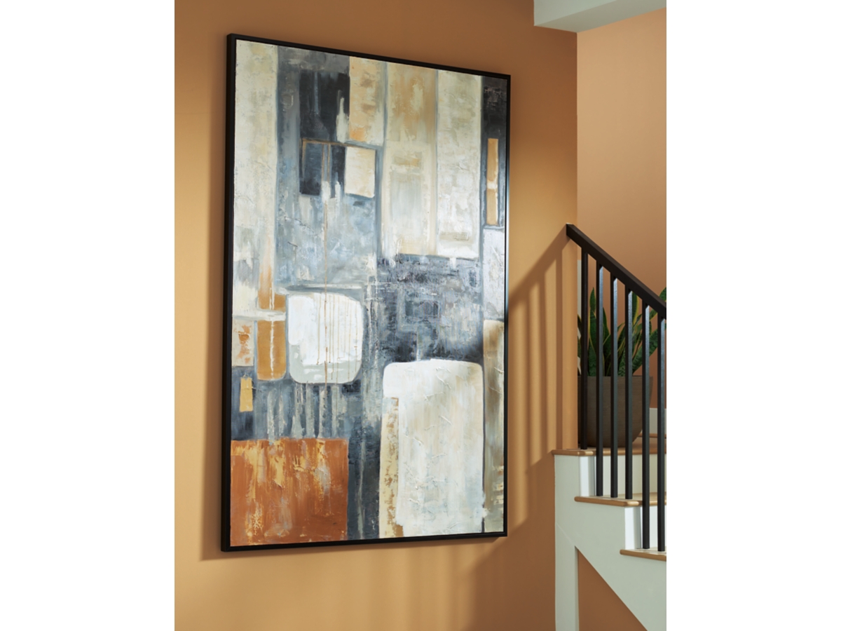 Howford Abstract Canvas Wall Art | Ashley