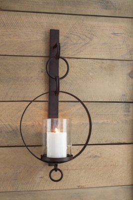 A8010036 Ogaleesha Wall Sconce, Brown sku A8010036