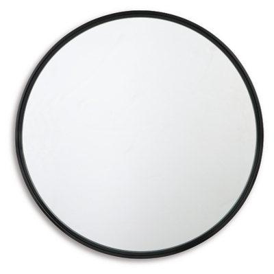 Brocky Accent Mirror, Black, large