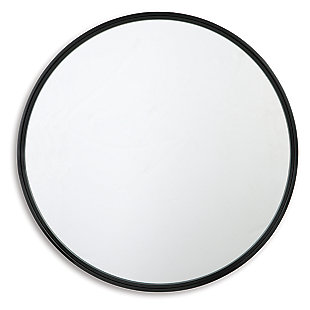 Brocky Accent Mirror, Black, large