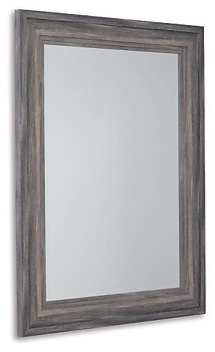 Jacee Accent Mirror, Antique Gray, large