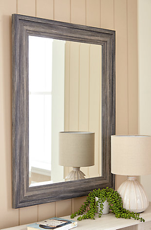 Jacee Accent Mirror, Antique Gray, rollover