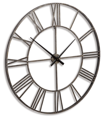 Umbra Modern Ribbon Steel Wall Clock