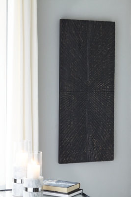 Lenora Wall Decor, Antique Black, rollover