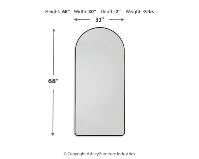 Sethall Floor Mirror Dimensions