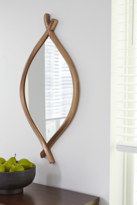 Bartner Accent Mirror, Antique Gold Finish