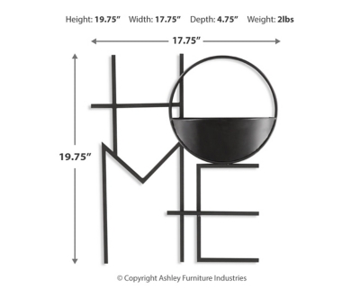 Dunster Wall Planter On Stand Dimensions