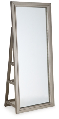 Evesen Floor Standing Mirror with Storage, , large