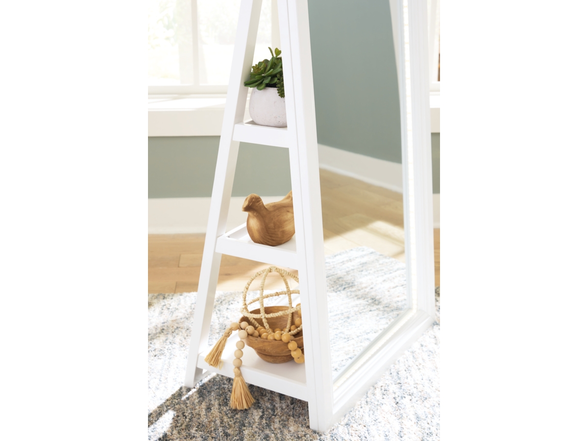 Evesen Floor Standing Mirror with Storage | Ashley