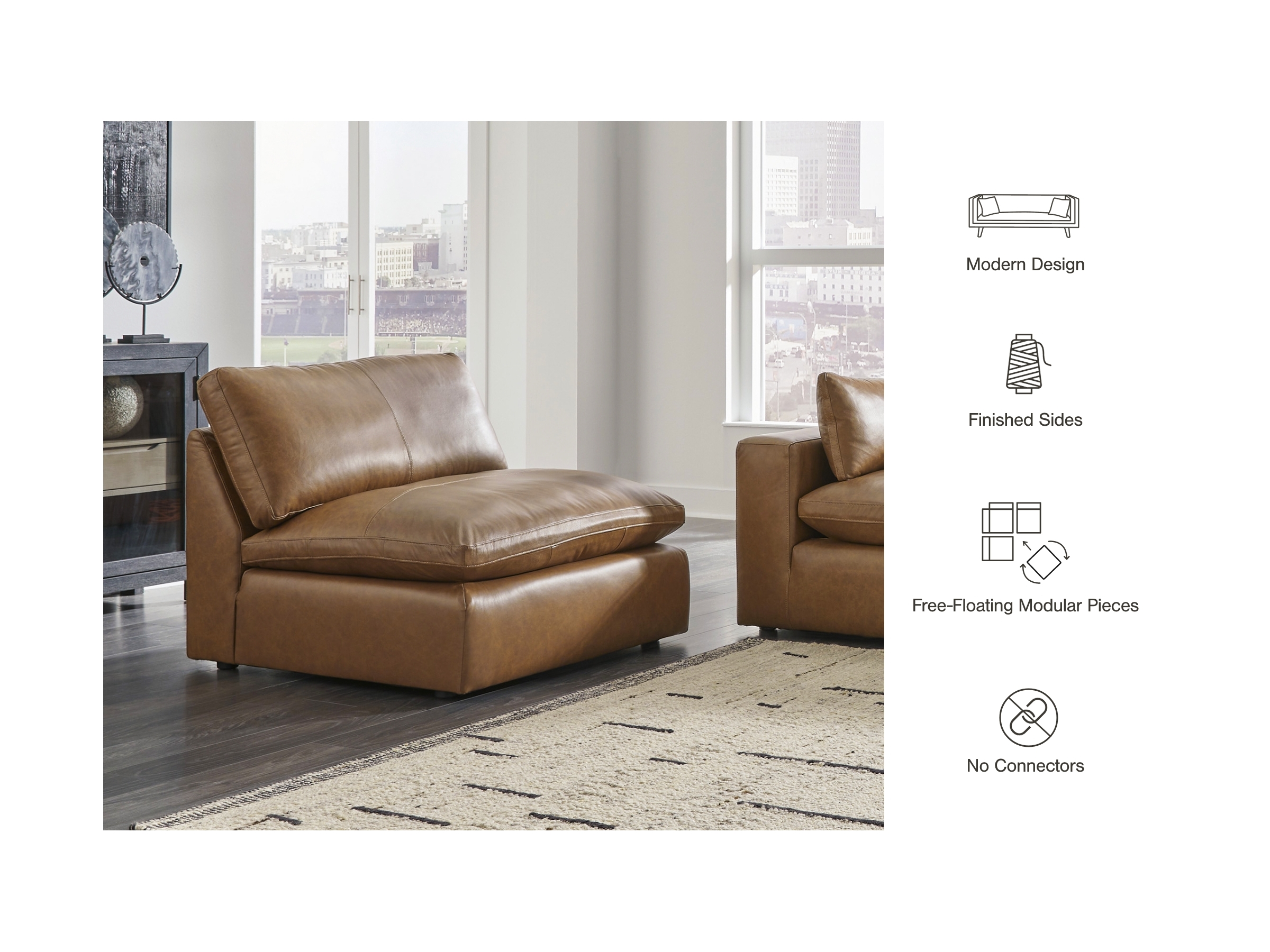 Sophie 3-Piece Modular Sofa with Chaise | Luxury Comfort