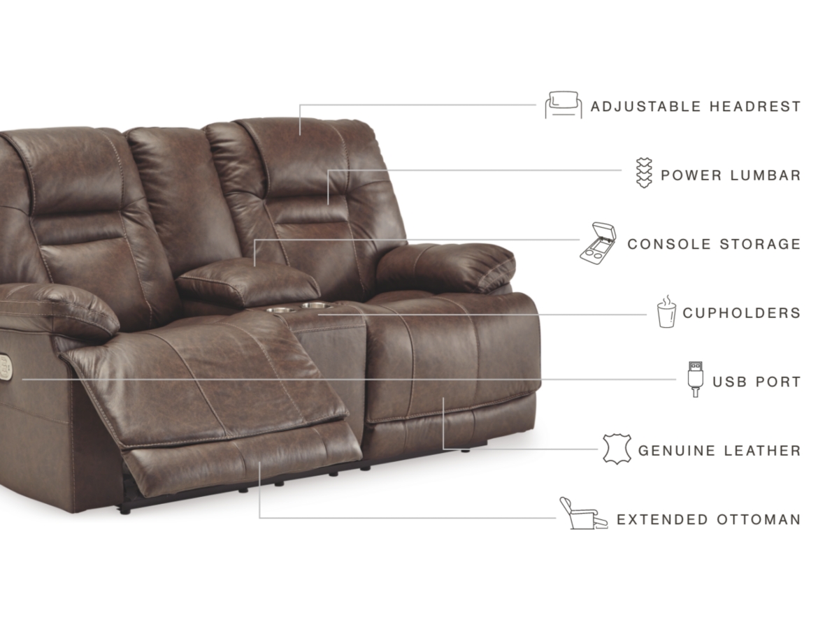 Wurstrow Power Reclining Loveseat With Power Headrest Wurstrow Power Reclining Loveseat With Power Headrest