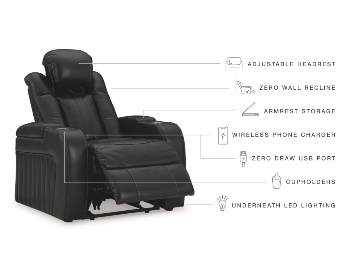 Caveman Den Dual Power Recliner | Ashley