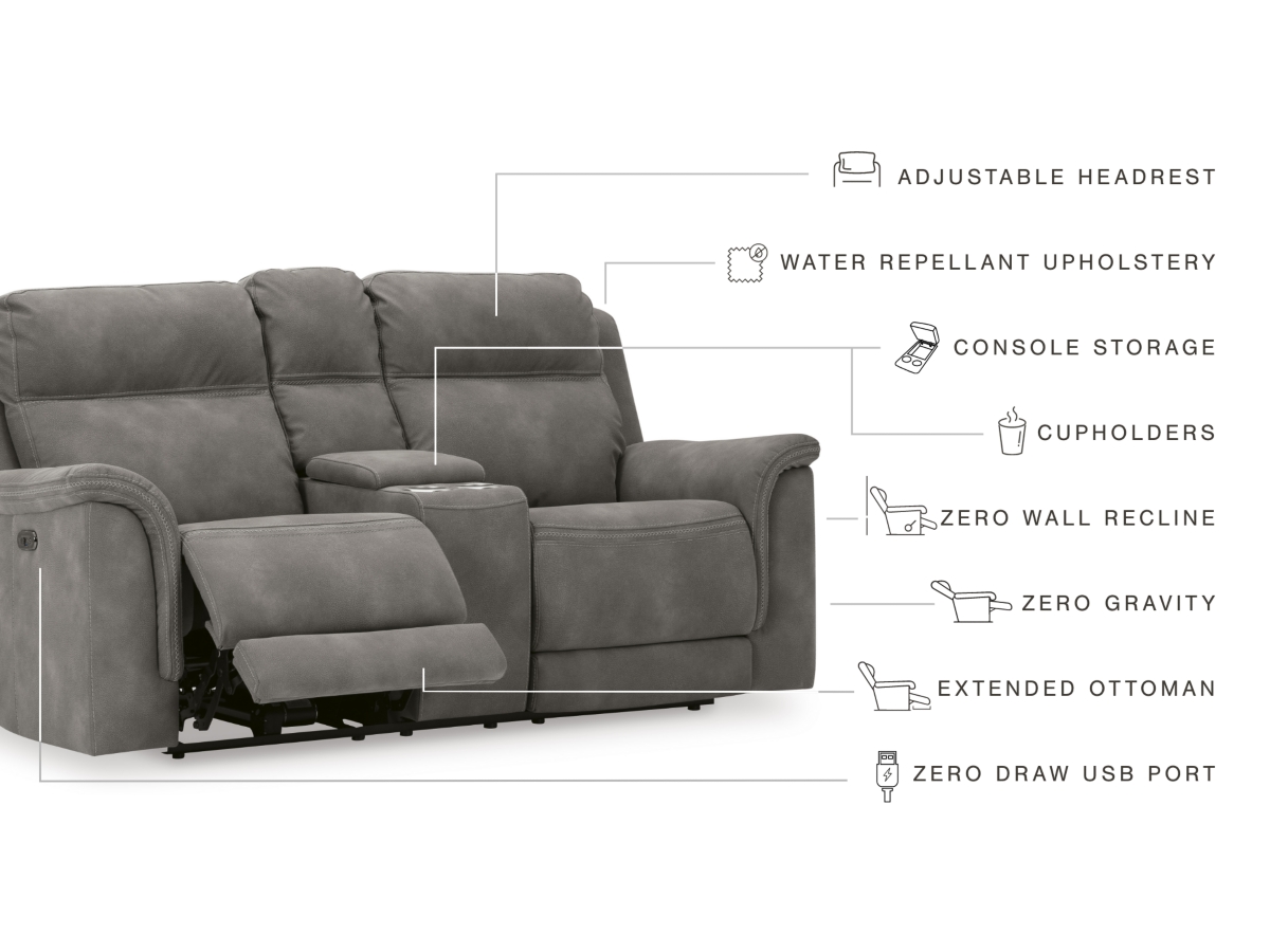 Next-Gen DuraPella Performance Fabric Dual Power Reclining
