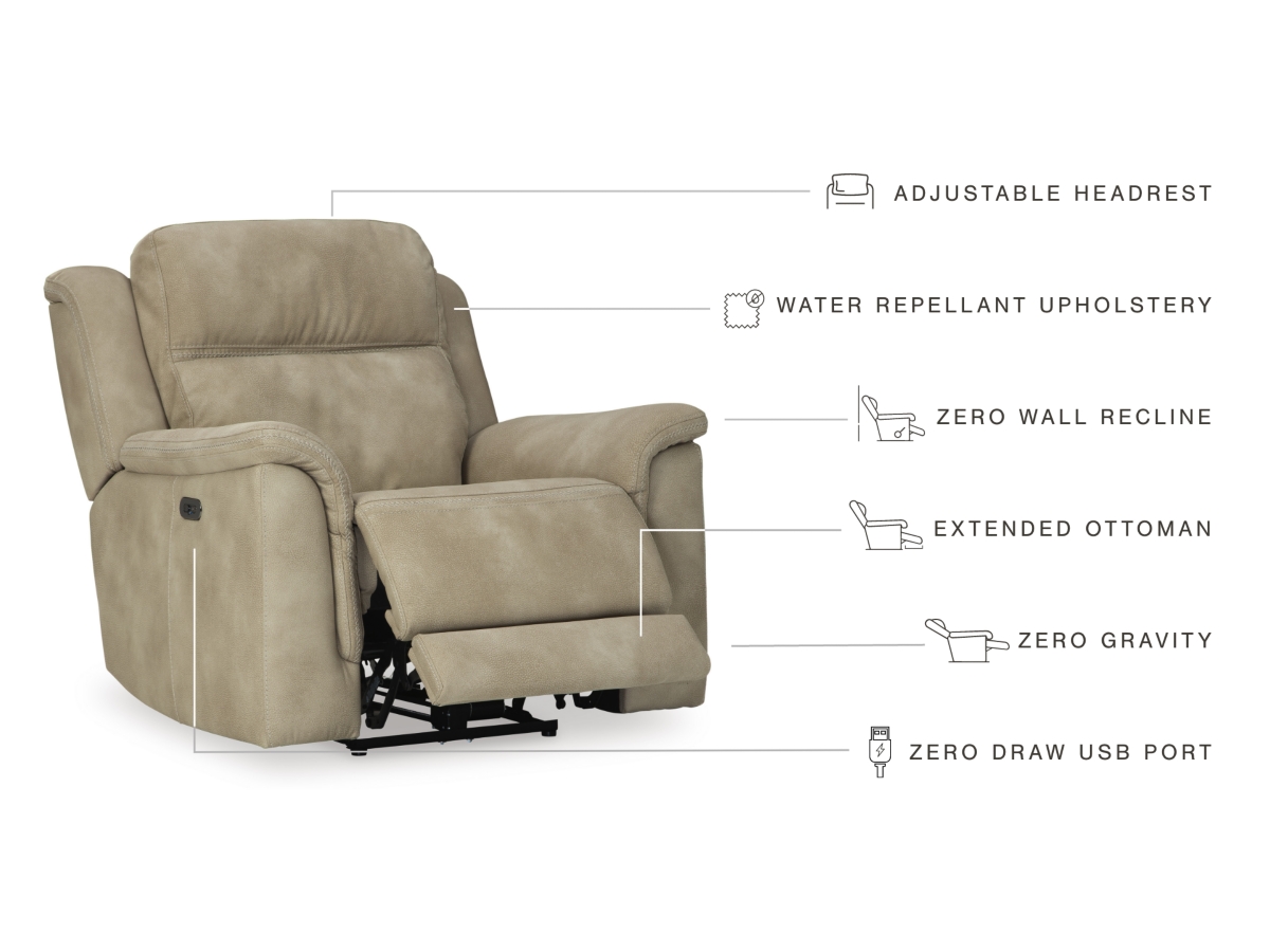 Next-Gen DuraPella Performance Fabric Dual Power Recliner