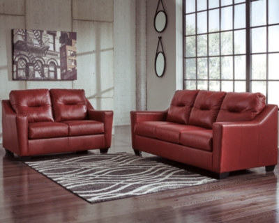 Kensbridge Sofa and Loveseat, Crimson, large