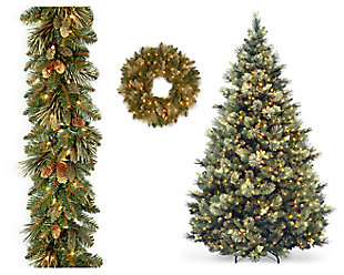 National Tree Company National Tree Carolina Pine Christmas Bundle with 7.5 ft Tree, , large