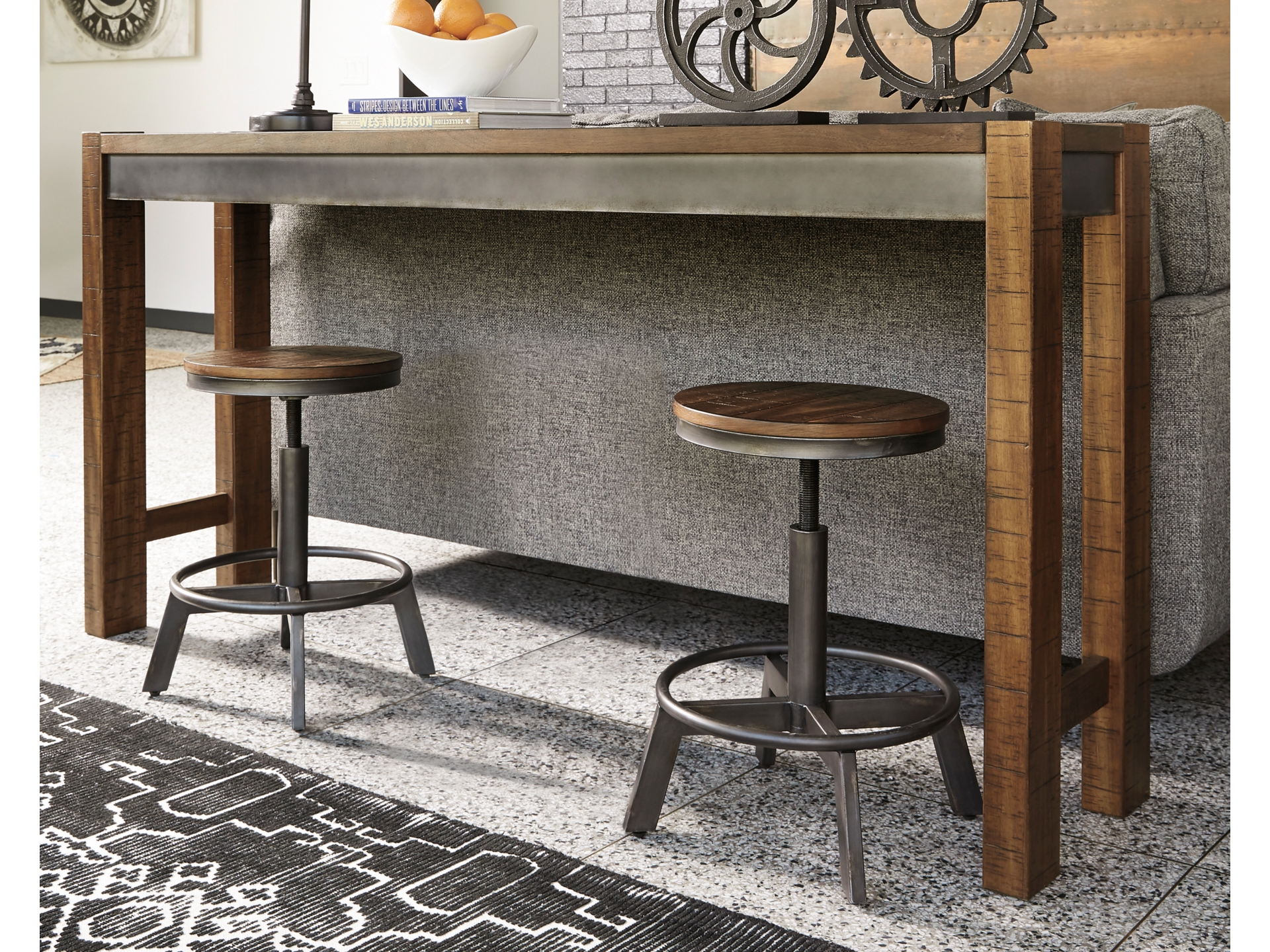 Image 0 of Torjin Counter Height Dining Table and 2 Barstools