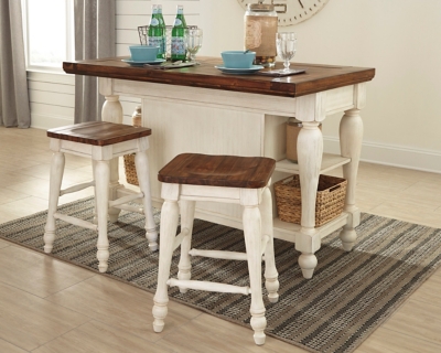 marsilona 3-piece kitchen island set | ashley furniture homestore