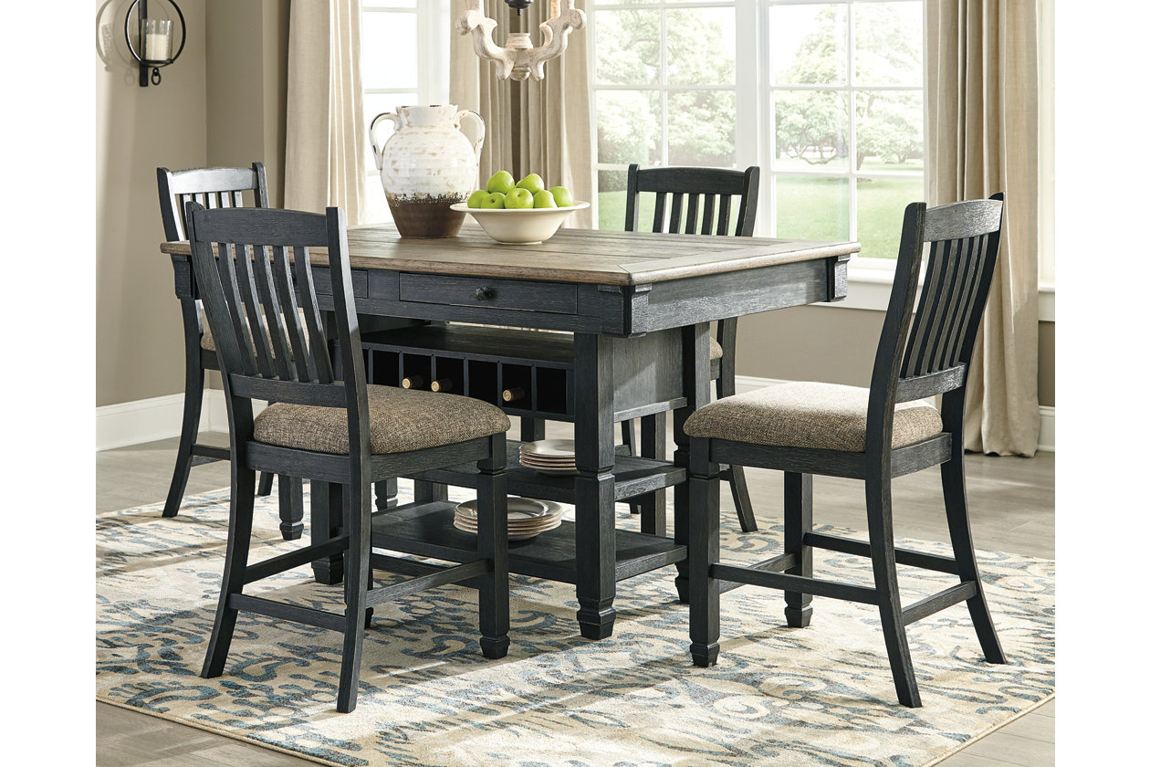 7 Piece Counter Height Dining Set Ashley Furniture - Furniture Walls
