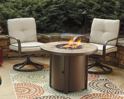 Predmore 3-Piece Outdoor Fire Pit Conversation Set, , large